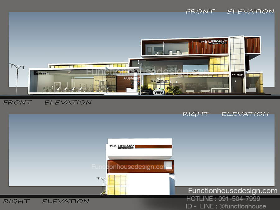 ออกแบบโครงการห้องสมุดประชาชน โดย Functionhouse